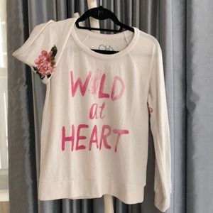 Chaser “Wild at Heart” sweatshirt